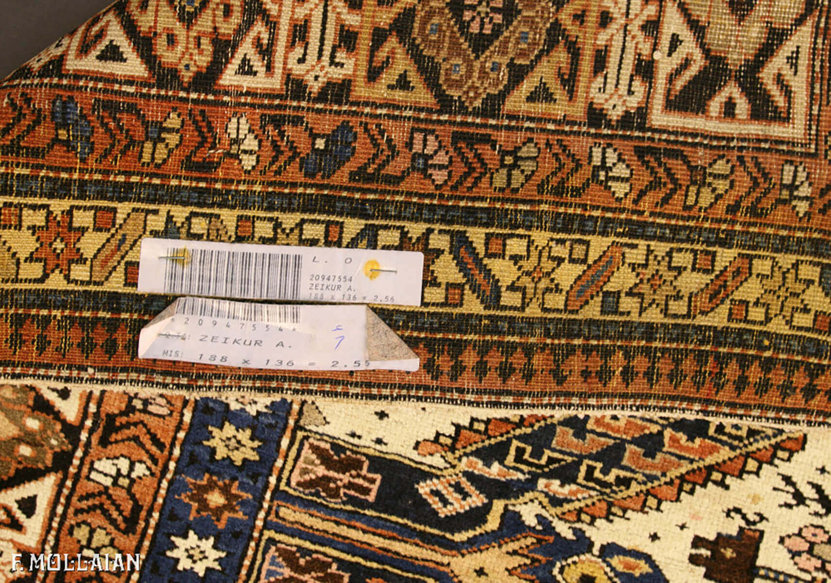 Teppich Aserbaidschanisch Antiker Seychour (Zeikhur) n°:20947554